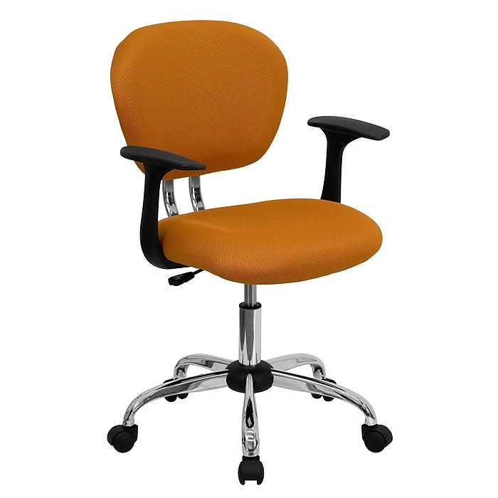 Flash Furniture Mesh Task Chairs With Arms And Chrome Base (H2376FORGARMS) 3 Flash Furniture Mesh Task Chairs With Arms And Chrome Base (H2376FORGARMS)