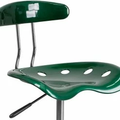 Flash Furniture Chrome Low Back Computer Task Chair With Tractor Seat, Vibrant Green -Office Chairs Shop unnamed file 534
