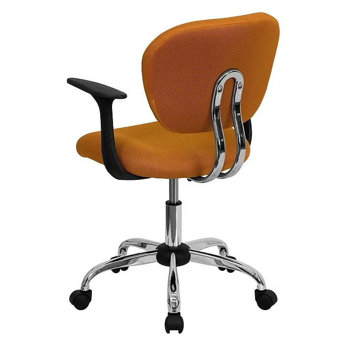 Flash Furniture Mesh Task Chairs With Arms And Chrome Base (H2376FORGARMS) 6 Flash Furniture Mesh Task Chairs With Arms And Chrome Base (H2376FORGARMS) - Image 4