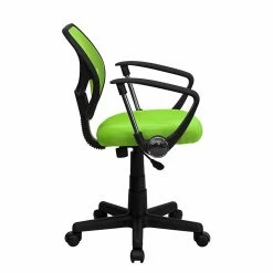 Flash Furniture Fabric Mid-Back Task Chair With Arm, Green -Office Chairs Shop unnamed file 5367