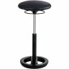 Safco Twixt® Active Seating Extended Height Chair, Black Vinyl