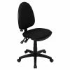 Flash Furniture Mid-Back Fabric Multi-Functional Task Chairs W/Lumbar Support (WLA654MGBK) -Office Chairs Shop unnamed file 5390