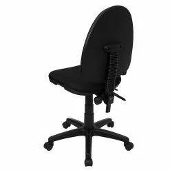 Flash Furniture Mid-Back Fabric Multi-Functional Task Chairs W/Lumbar Support (WLA654MGBK) -Office Chairs Shop unnamed file 5393