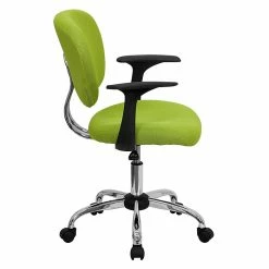 Flash Furniture Mid Back Mesh Task Chair, Apple Green (H2376FGNARMS) -Office Chairs Shop unnamed file 5416