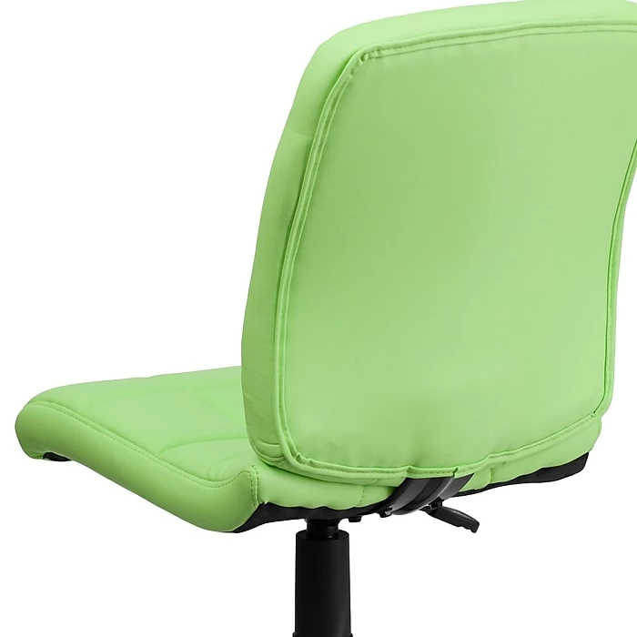 Flash Furniture Mid-Back Quilted Vinyl Task Chair, Green 11 Flash Furniture Mid-Back Quilted Vinyl Task Chair, Green - Image 9