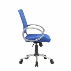 Boss Mesh Back W/ Pewter Finish Task Chair, Blue (B6416-BE) -Office Chairs Shop unnamed file 5429