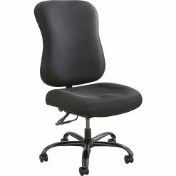 Safco Optimus Fabric Computer And Desk Chair, Black (3590BL)