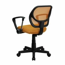 Flash Furniture Fabric Mid-Back Task Chair With Capped Arm, Orange 17 Flash Furniture Fabric Mid-Back Task Chair With Capped Arm, Orange -Office Chairs Shop unnamed file 5454