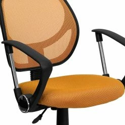 Flash Furniture Fabric Mid-Back Task Chair With Capped Arm, Orange 18 Flash Furniture Fabric Mid-Back Task Chair With Capped Arm, Orange -Office Chairs Shop unnamed file 5455
