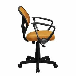 Flash Furniture Fabric Mid-Back Task Chair With Capped Arm, Orange 19 Flash Furniture Fabric Mid-Back Task Chair With Capped Arm, Orange -Office Chairs Shop unnamed file 5456