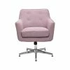 Serta Style Ashland Fabric Swivel Computer And Desk Chair, Lilac (47140D)