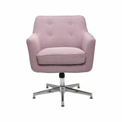 Serta Style Ashland Fabric Swivel Computer And Desk Chair, Lilac (47140D)
