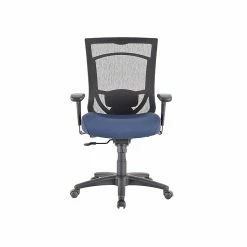 Tempur-Pedic TP7000 Mesh Back Fabric Task Chair, Black And Cobalt (TP7000-COBALT)