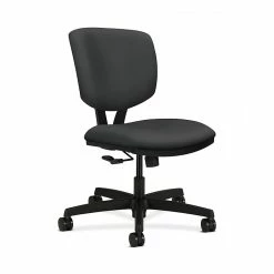HON Volt Vinyl Armless Office Task Chair, Basalt (HON5721HSX23T)