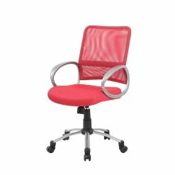 Boss Mesh Back W/ Pewter Finish Task Chair, Red (B6416-RD) -Office Chairs Shop unnamed file 5479