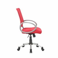 Boss Mesh Back W/ Pewter Finish Task Chair, Red (B6416-RD) -Office Chairs Shop unnamed file 5481