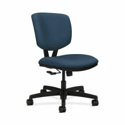 HON Volt Vinyl Armless Office Task Chair, Blueberry (HON5721HSX05T)