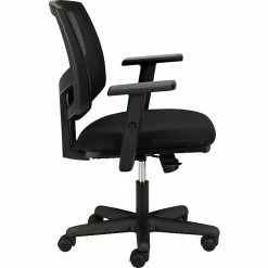 HON Volt Mesh Back Task Chair, Center-Tilt, Adjustable Arms, Black Fabric -Office Chairs Shop unnamed file 5488
