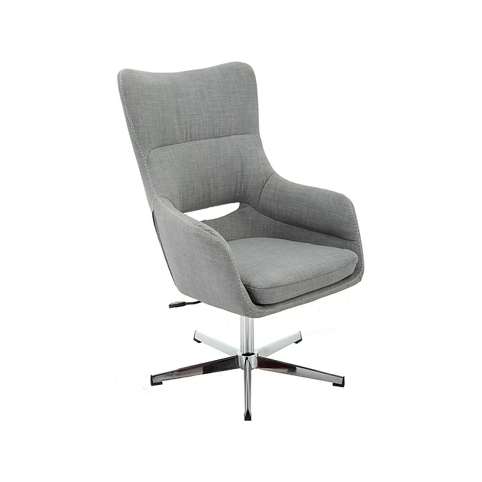 Hanover Harrison Polyester Swivel Task Chair, Gray (HOC0013) 3 Hanover Harrison Polyester Swivel Task Chair, Gray (HOC0013)
