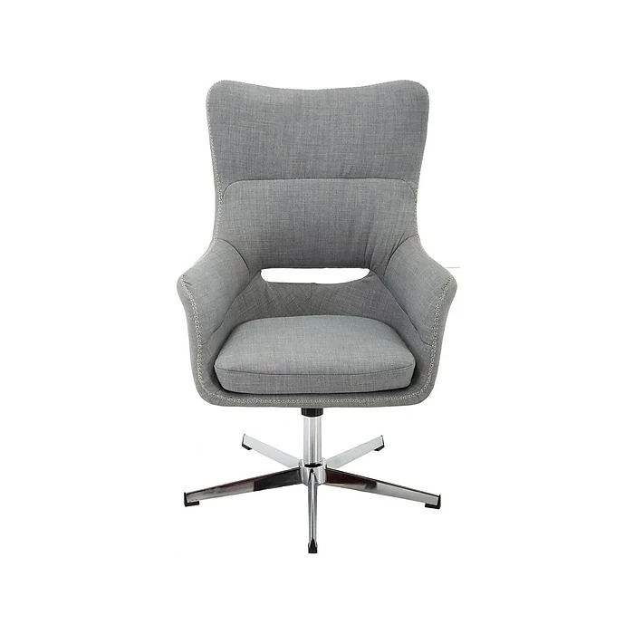 Hanover Harrison Polyester Swivel Task Chair, Gray (HOC0013) 6 Hanover Harrison Polyester Swivel Task Chair, Gray (HOC0013) - Image 4