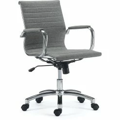 Staples Everell Fabric Managers Chair, Gray (53279)