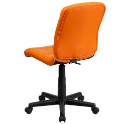 Flash Furniture Mid-Back Quilted Vinyl Task Chair, Orange -Office Chairs Shop unnamed file 5540