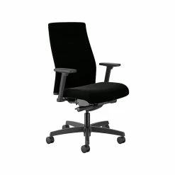 HON Ignition 2.0 Ergonomic Polyurethane Swivel Task Chair, Black (HIWMUKD.Y2.A.H.UR10.NL.SB.T)
