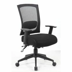 Boss Mesh Back 3 Paddle Task Chair, Black (B6716-BK)