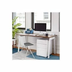 Poppin The Seating-On-Lock Mixed Materials Task Chair, White (107667) -Office Chairs Shop unnamed file 5573