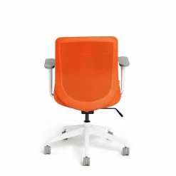 Poppin Orange Max, Task Chair, Mid Back, White Frame (101889) -Office Chairs Shop unnamed file 5595