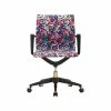 The Raynor Group Elizabeth Sutton Wynwood Fabric Swivel Task Chair, Multi Rose Black Gold (K-ESWY-BLK-ROSE-GLD) -Office Chairs Shop unnamed file 5661