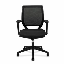 HON Mesh Mid-Back Task Chair, Center-Tilt, Fixed Arms, Black Fabric (BSXVL521VA10) -Office Chairs Shop unnamed file 5678