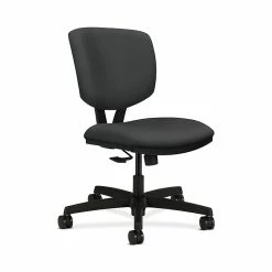 HON Volt HON5723HSX23T Office Task Chair, Armless, Basalt Vinyl