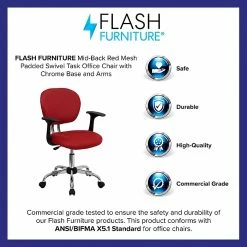 Flash Furniture Mesh Task Chairs With Arms And Chrome Base (H2376FREDARMS) 10 Flash Furniture Mesh Task Chairs With Arms And Chrome Base (H2376FREDARMS) -Office Chairs Shop unnamed file 5701