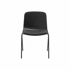 Poppin The Seating-On-Lock Mixed Materials Task Chair, Black (107666)