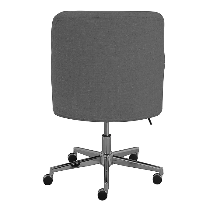 Serta Leighton Fabric Home Office Chair, Medium Gray (48445) 6 Serta Leighton Fabric Home Office Chair, Medium Gray (48445) - Image 4
