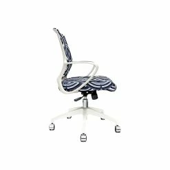The Raynor Group Elizabeth Sutton Gramercy Fabric Swivel Task Chair, White Grayscale Echo Silver (K-ESGR-WHT-ECHO-SIL) -Office Chairs Shop unnamed file 5808