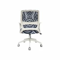 The Raynor Group Elizabeth Sutton Gramercy Fabric Swivel Task Chair, White Grayscale Echo Silver (K-ESGR-WHT-ECHO-SIL) -Office Chairs Shop unnamed file 5809