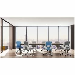 RAYNOR GROUP ION Fabric Task Chair, Blue/White (ION-WH-BLU) -Office Chairs Shop unnamed file 5830