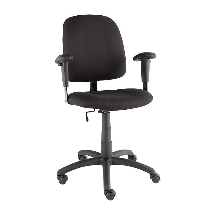 Global Goal Low-Back Armless Task Chair, Black, Seat: 20"W X 17"-18 1/2"D, Back: 18 1/2"W X 20 1/2"-22"H 3 Global Goal Low-Back Armless Task Chair, Black, Seat: 20"W X 17"-18 1/2"D, Back: 18 1/2"W X 20 1/2"-22"H