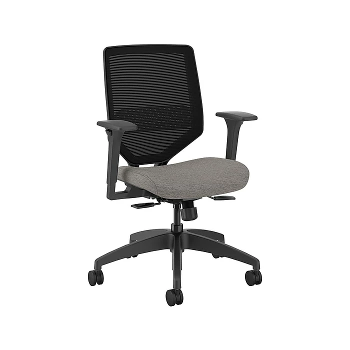 HON Solve Fabric/Mesh Swivel Task Chair, Willow/Black (HONHSLVTSPNN05) 4 HON Solve Fabric/Mesh Swivel Task Chair, Willow/Black (HONHSLVTSPNN05) - Image 2