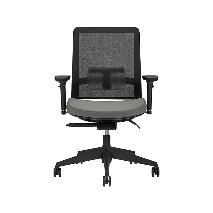 Global Factor Mesh Back Fabric Task Chair, Black/Gray (55418BKFU77) 3 Global Factor Mesh Back Fabric Task Chair, Black/Gray (55418BKFU77)