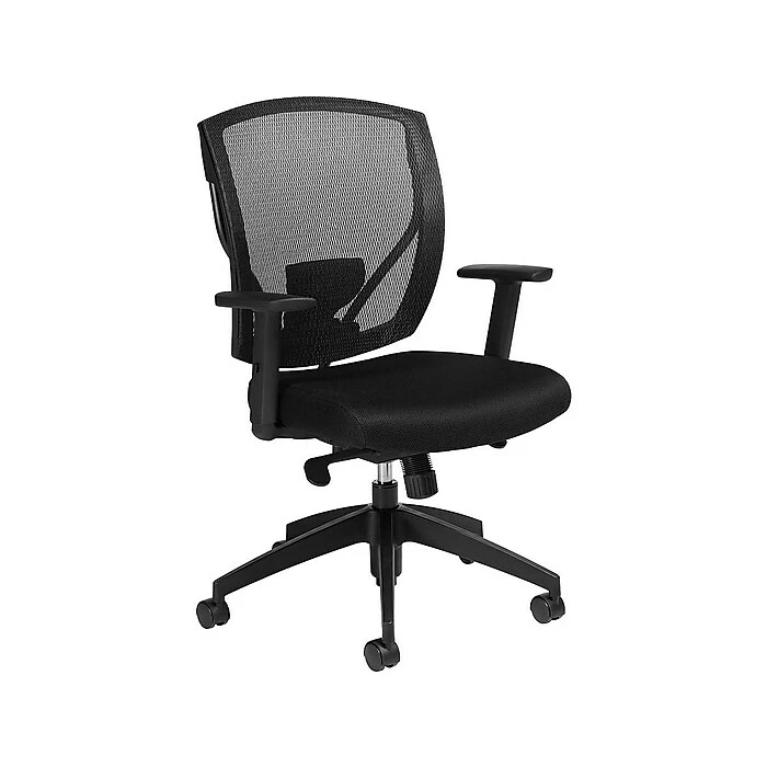 Global Offices To Go Mesh Fabric Task Chair, Black (OTG2801) 5 Global Offices To Go Mesh Fabric Task Chair, Black (OTG2801) - Image 3