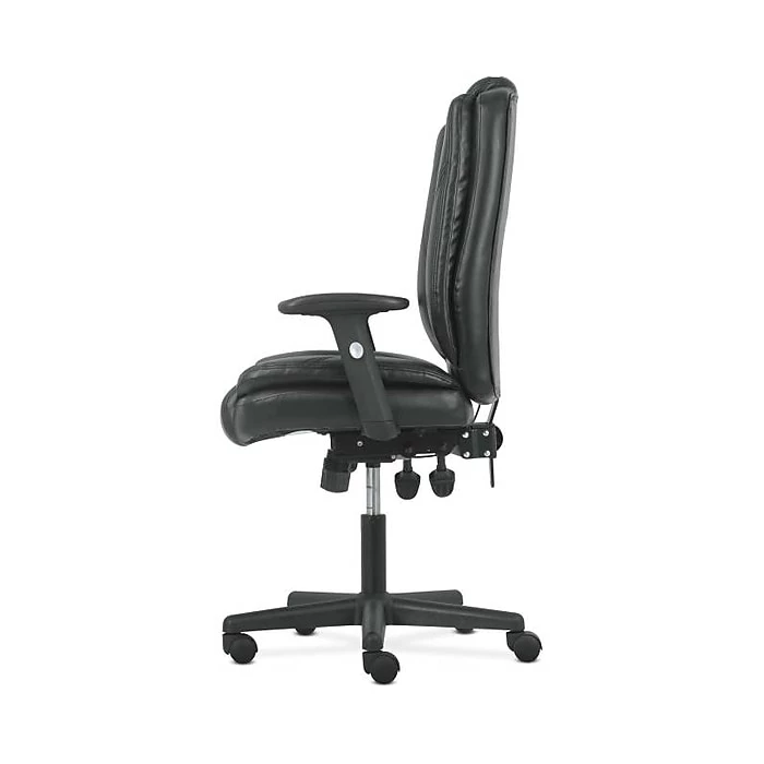 Sadie High-Back Task Chair, Height Adjustable Arms, Height Adjustable Back, Black Leather (BSXVST331) 6 Sadie High-Back Task Chair, Height Adjustable Arms, Height Adjustable Back, Black Leather (BSXVST331) - Image 4