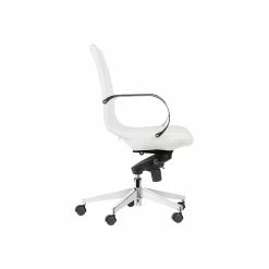 Gry Mattr Capsule Ergonomic Faux Leather Swivel Task Chair, White (GMCC-00852) -Office Chairs Shop unnamed file 5960