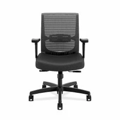 HON Convergence Vinyl Task Chair With Seat Slide, Adjustable Arms, Black (HONCMY1AUR10) -Office Chairs Shop unnamed file 5964