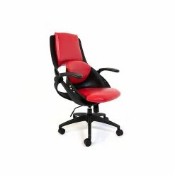 ALL33 BackStrong C1 Ergonomic Vegan Leather Swivel Task Chair, Red/Black (BS-BRE-50507) -Office Chairs Shop unnamed file 5988
