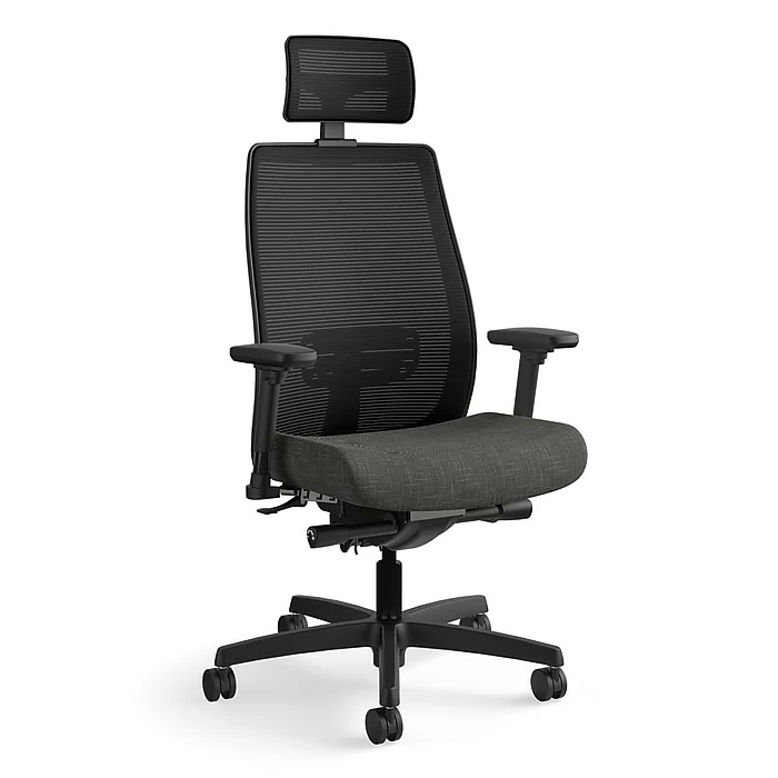 HON Endorse Fabric/Mesh Mid-Back Task Chair With Headrest, Starry Night, All-Adjustable Arms (HONLWM3VOP11HR) 3 HON Endorse Fabric/Mesh Mid-Back Task Chair With Headrest, Starry Night, All-Adjustable Arms (HONLWM3VOP11HR)