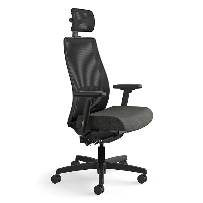 HON Endorse Fabric/Mesh Mid-Back Task Chair With Headrest, Starry Night, All-Adjustable Arms (HONLWM3VOP11HR) 4 HON Endorse Fabric/Mesh Mid-Back Task Chair With Headrest, Starry Night, All-Adjustable Arms (HONLWM3VOP11HR) - Image 2