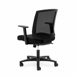 HON Mesh Mid-Back Task Chair, Center-Tilt, Tension, Lock, Fixed Arms, Black Mesh, Black Fabric (BSXVL511LH10) -Office Chairs Shop unnamed file 6009